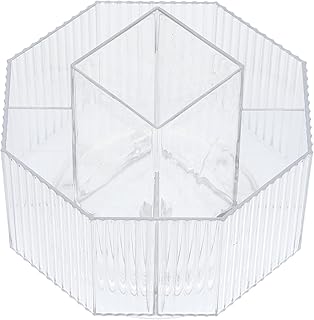 Rotating Desktop Makeup Brush Holder with Cov...