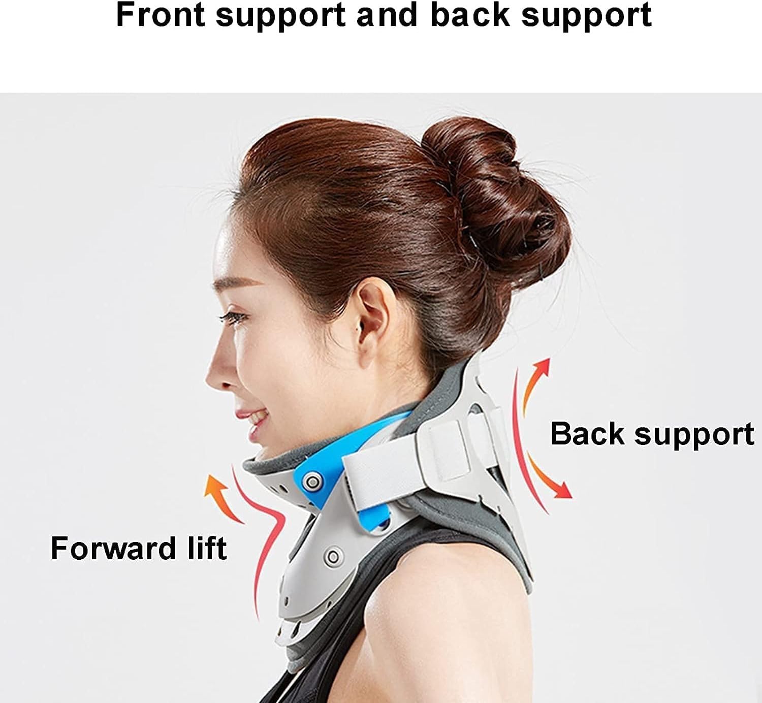 Nackenbandage Neck Brace Collar Adult Neck Brace | Ergonomische Nackenstütze Cervical Fixation Brace | Lindert Nackenschmerzen und Druck auf die Wirbelsäule Zahnspange zur Schmerzlinderung