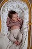 Anano Realistic Reborn Dolls Bettie, 18 inch Full Body Vinyl Girl Realistic Newborn Baby Toddler Dolls Like a Lifelike Baby Real Life Baby Doll with Hair for Kids Ages 3+ #4