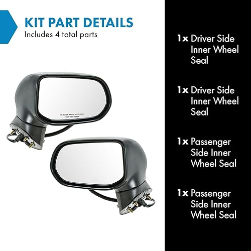 Miniatura 1 de Juego de espejos retrovisores laterales eléctricos izquierdo y derecho para Honda Civic 06-11 4 puertas Sedan