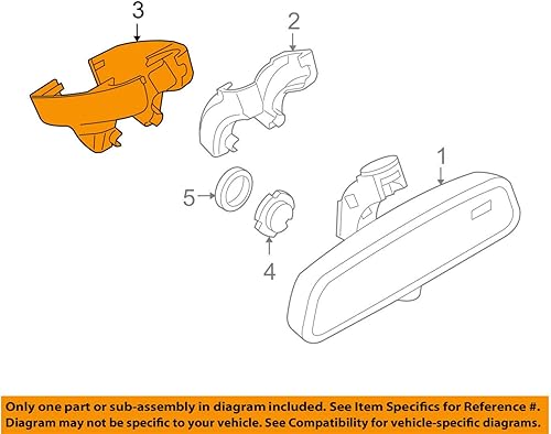 BMW 51-16-7-076-129 Cubierta (juego de espejo S BASEPLA:511634), 1 paquete