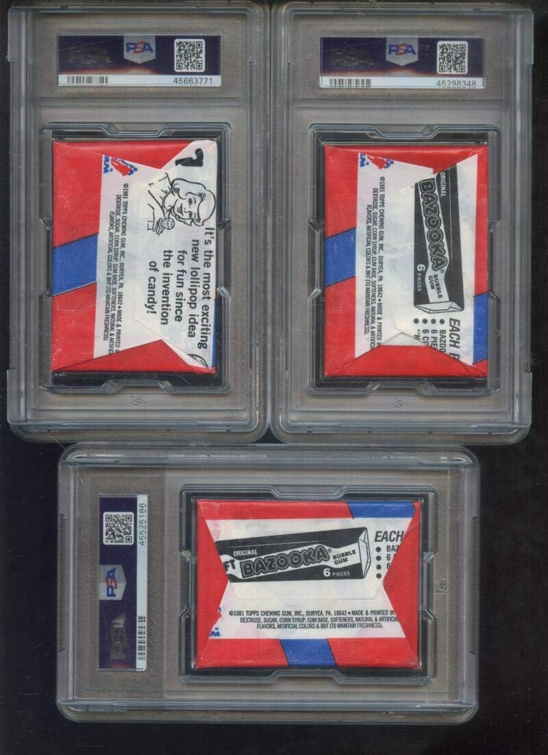 1981-82 Topps Hockey Card Wax Pack 39 Peter Stastny ROOKIE RC SHOWS Graded PSA 9 MINT