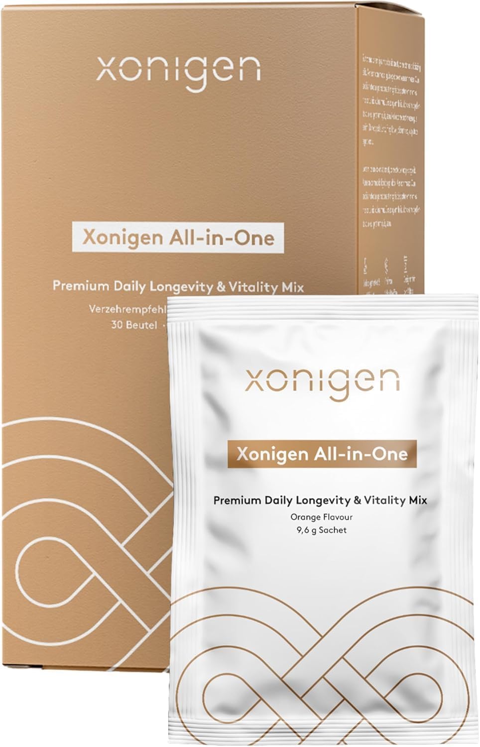 Longevity & Vitality Mix (1er Pack) – 14 Moleküle CaAKG, TMG-Betain, Taurin, Hyaluron, Quercetin, Omega-3, Kreatin uvm – hochdosiert – für Ihre tägliche Anti-Aging Routine