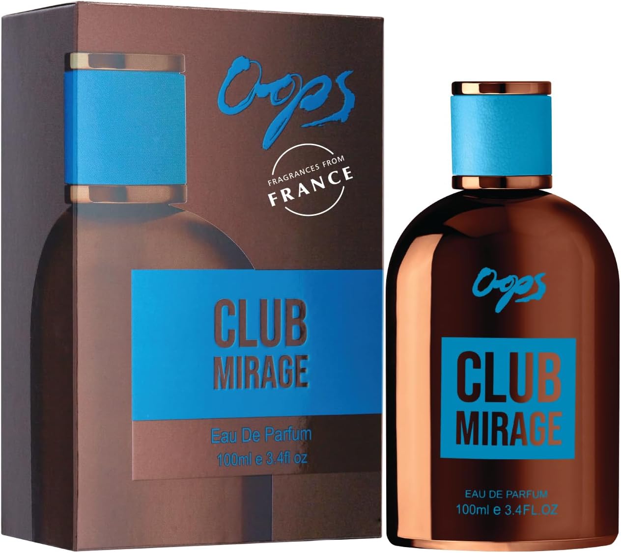 Eau De Parfum - Club Mirage | Warm Woody Fragrance | Premium Long Lasting Scent | Strong & Long Lasting Daily Use Luxury Perfume For Men | Ideal Gift For Men | 100ml | Made in U.A.E