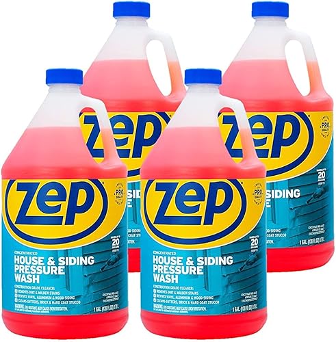 Miniatura 1 de Zep ZUVWS128 - Limpiador de lavado a presión para casa y revestimiento, 1 galón (caja de 4) - Concentrado de grado de construcción