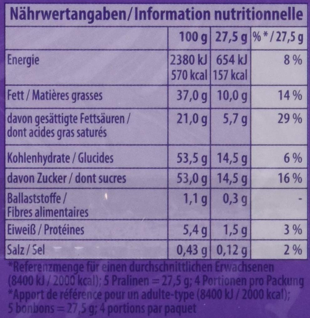 Milka Herzlichen Glückwunsch Milchcrème, 10er Pack (10 x 110 g)