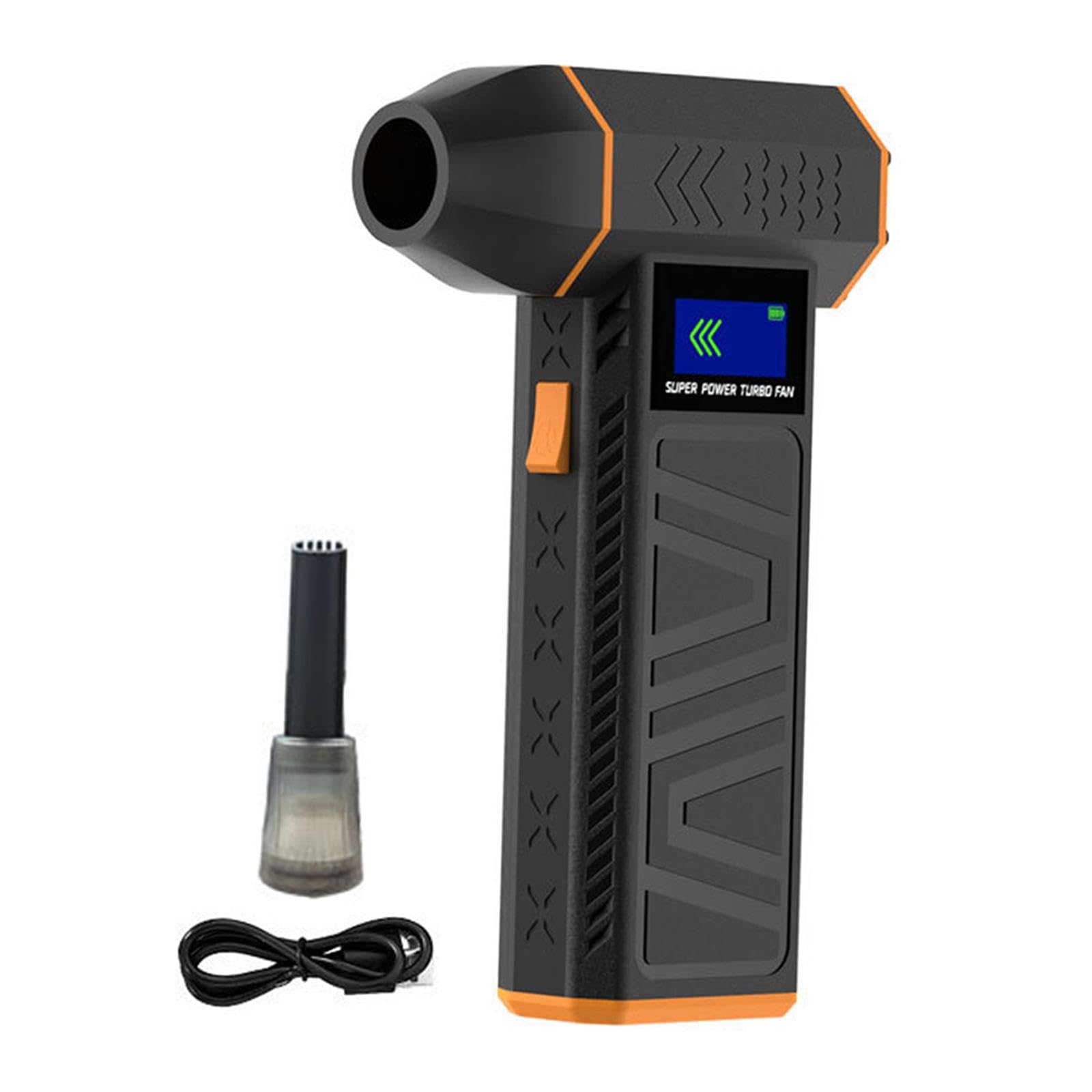 FLCPJGV Electric Air Duster Cooling Handheld Fan Jet Fan Compressed Air Duster for Outdoor, with Dustremovalhead