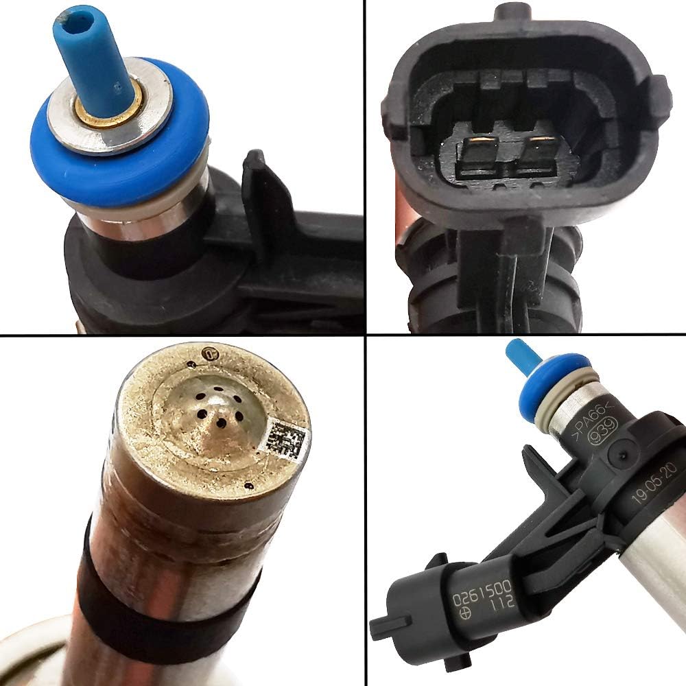 4Pcs FJ1097 12636111 Fuel Injectors 6 Holes Nozzle for Buick Regal 2011-2013, Verano 2013-2016, Chevrole-t Cobalt 2010, HHR 2010, Saturn Sky 2010 12615399 0261500112 4G2261