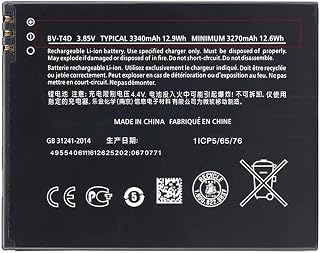 BV-T4D 3340mAh/12.9Wh 3.85V 携帯電話用バッテリー For Microsoft BV-T4D For Nokia Lumia 950 XL CityMan 940 XL RM-1118 RM-1116 RM-1085 交換用の電池 互換バッテリー