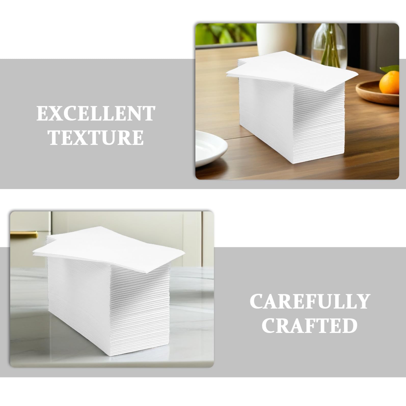 100piezas Servilletas Gruesas de Papel Servilletas Desechables Unidades para Fiestas Bodas y Eventos