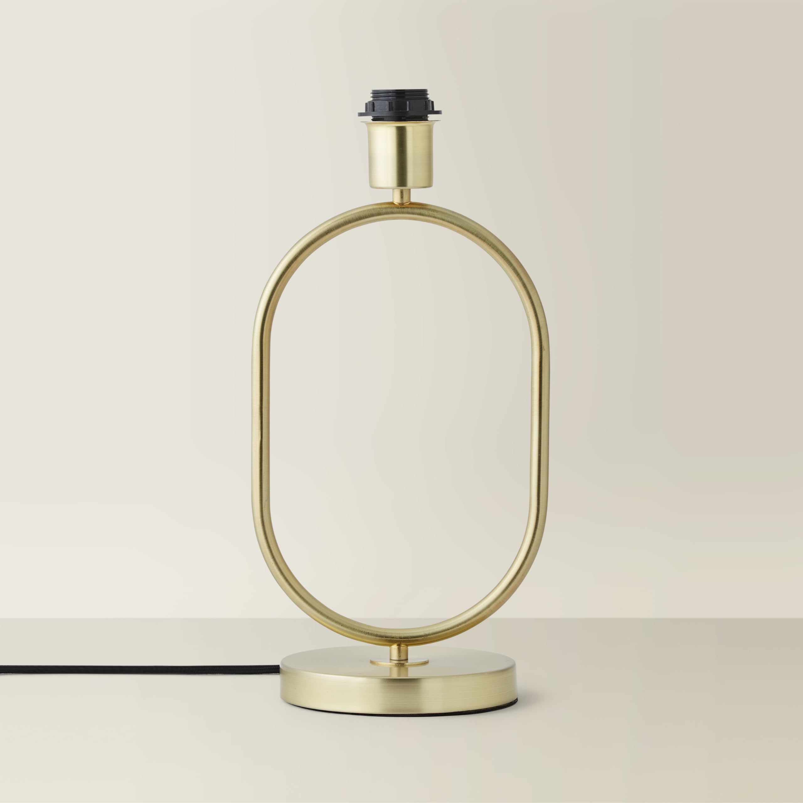 ValueLights | Antonia Brushed Gold Metal Oval Stem Table Lamp Base | Table Lamps, Home Décor & Improvement Essential