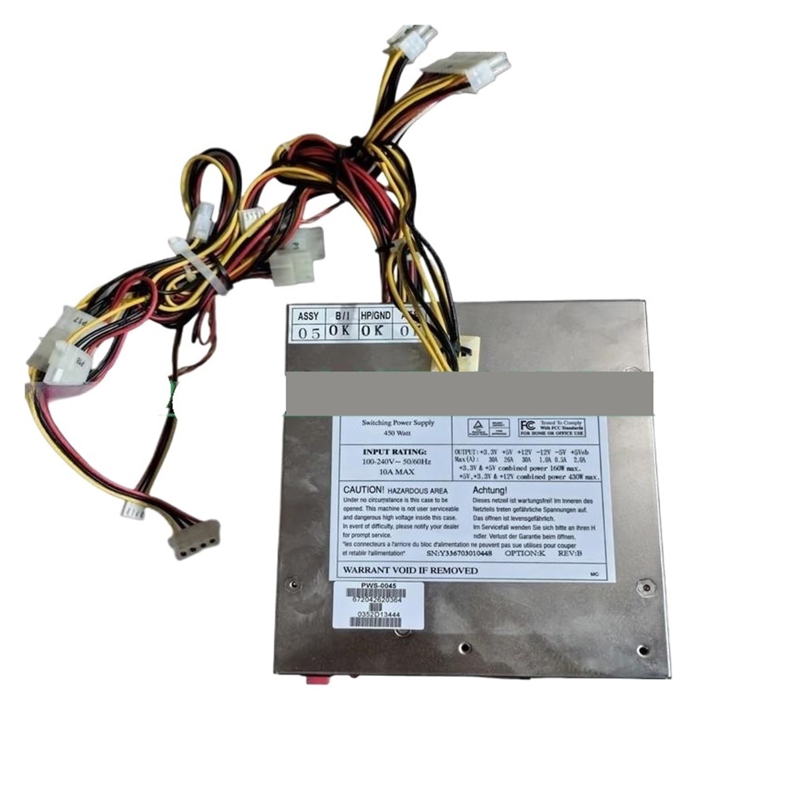 CLBSWYEJK SP450-RP 450W Power Supply