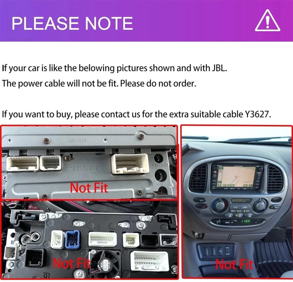 4+64G Car Stereo for Toyota Sequoia 2003-2007 with Carplay Android Auto Android 14 Car Radio Head Unit w/7 Inch Touch Screen GPS Bluetooth WiFi FM EQ Split Screen SWC Mirror Link Backup Camera