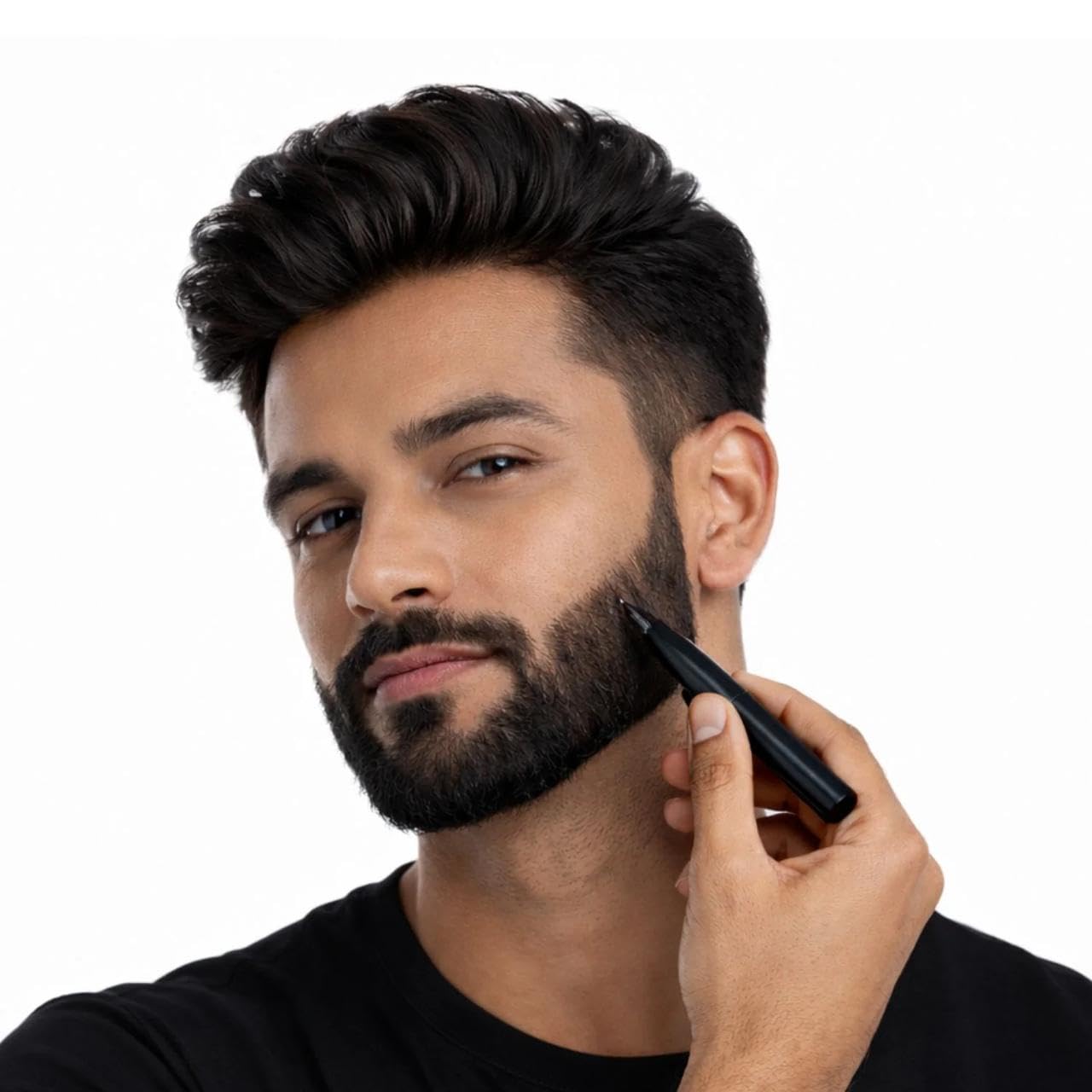 4 Point Eyebrow Pencil Black,Waterproof Microblading Eyebrow Pencil with a Micro-Fork Tip Applicator Creates #05 Black Fine Sketch Liquid Eye Brow Tattoo Tint Pen-image-21