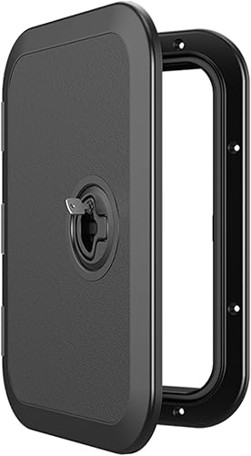 Miniatura 2 de Seaflo Escotilla y tapa de acceso para cubierta de barco marino, 23.9 x 13.9 pulgadas, blanco, 23.858 in x 13.898 in