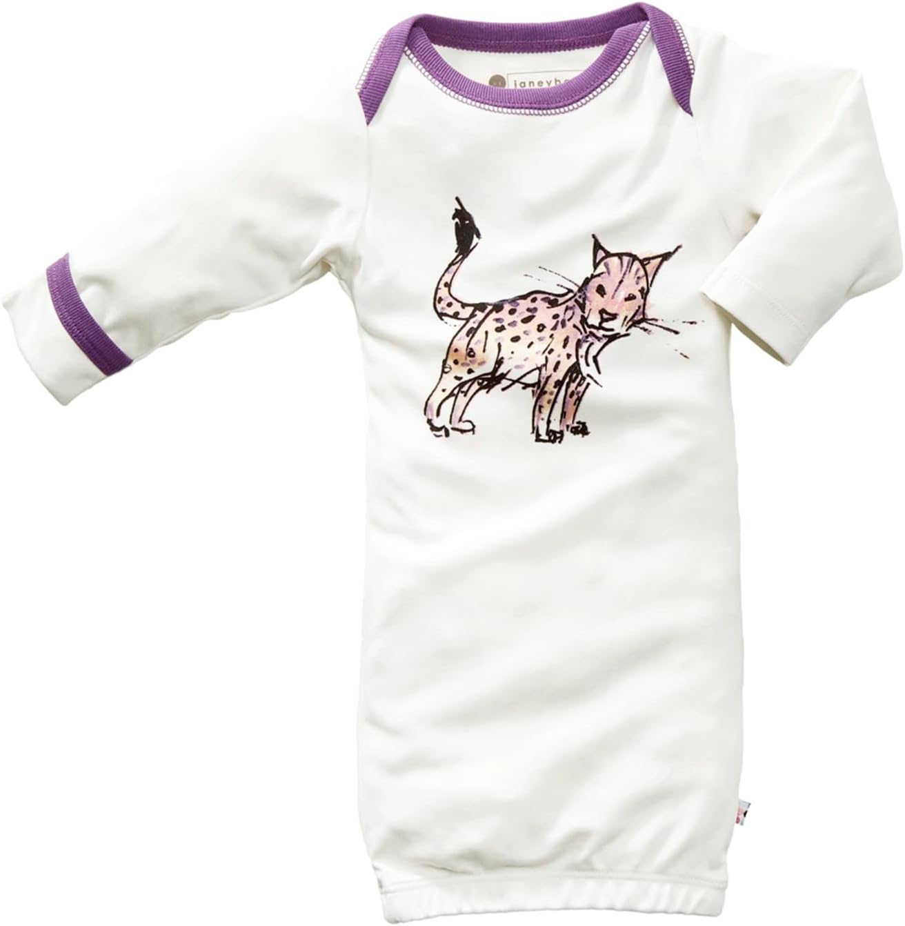 Babysoy Jane Goodall Animal Long Sleeve Newborn Gown/Bundler Infant Sleep Sacks