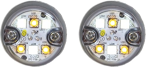 Buyers Products 8891327 Luz estroboscópica ámbartransparente de 6 LED