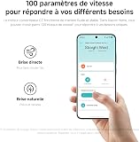 XIAOMI Smart Desktop Air Circulation Fan - Table Fan with 1180 m³/h and 3D Air Distribution, 100 Levels Wind Speed, Ultra Quiet 28.4 dB(A), USB-C, White - 7