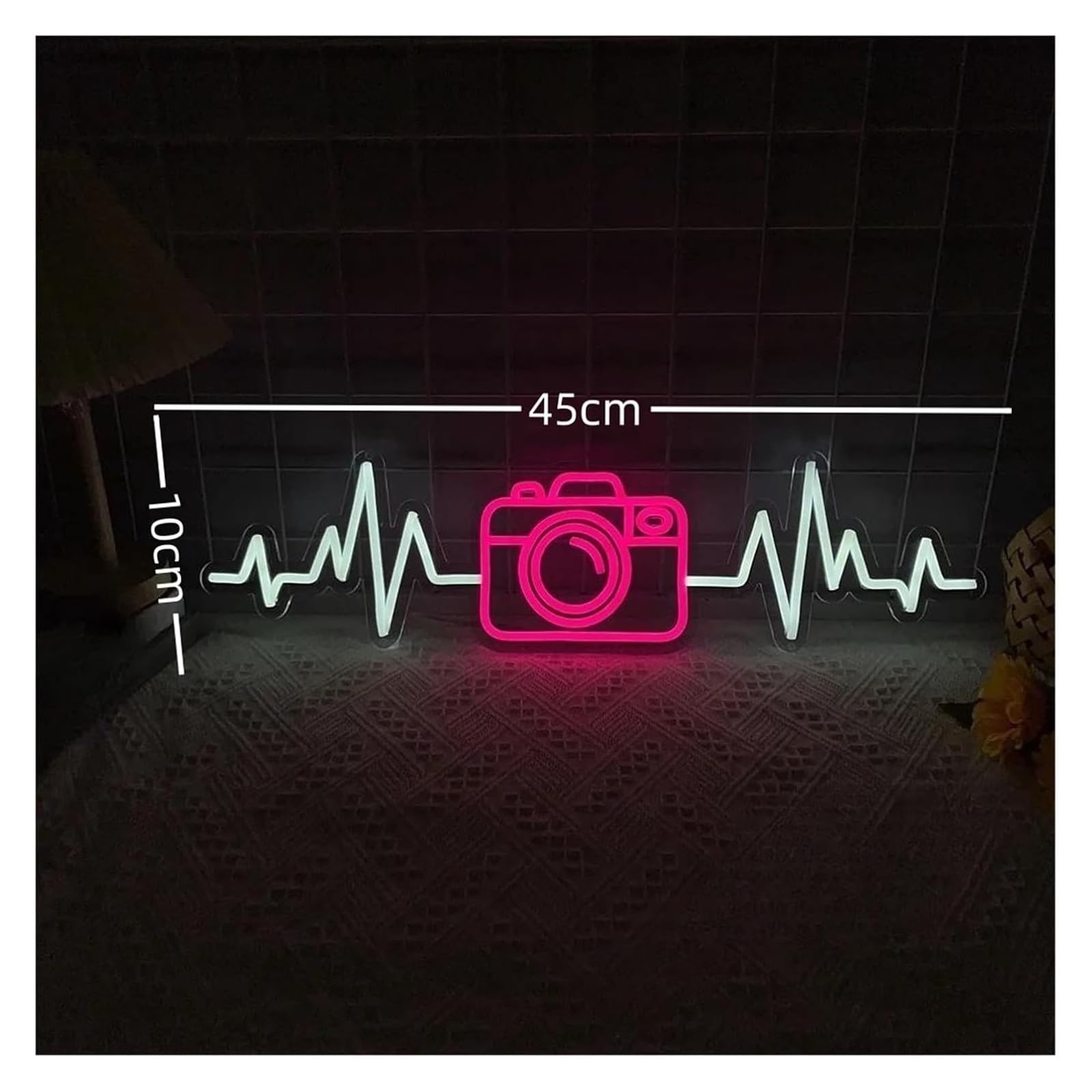 Per insegne al neon, decorazioni da parete, lampade negozio, logo(10cmx45cm)