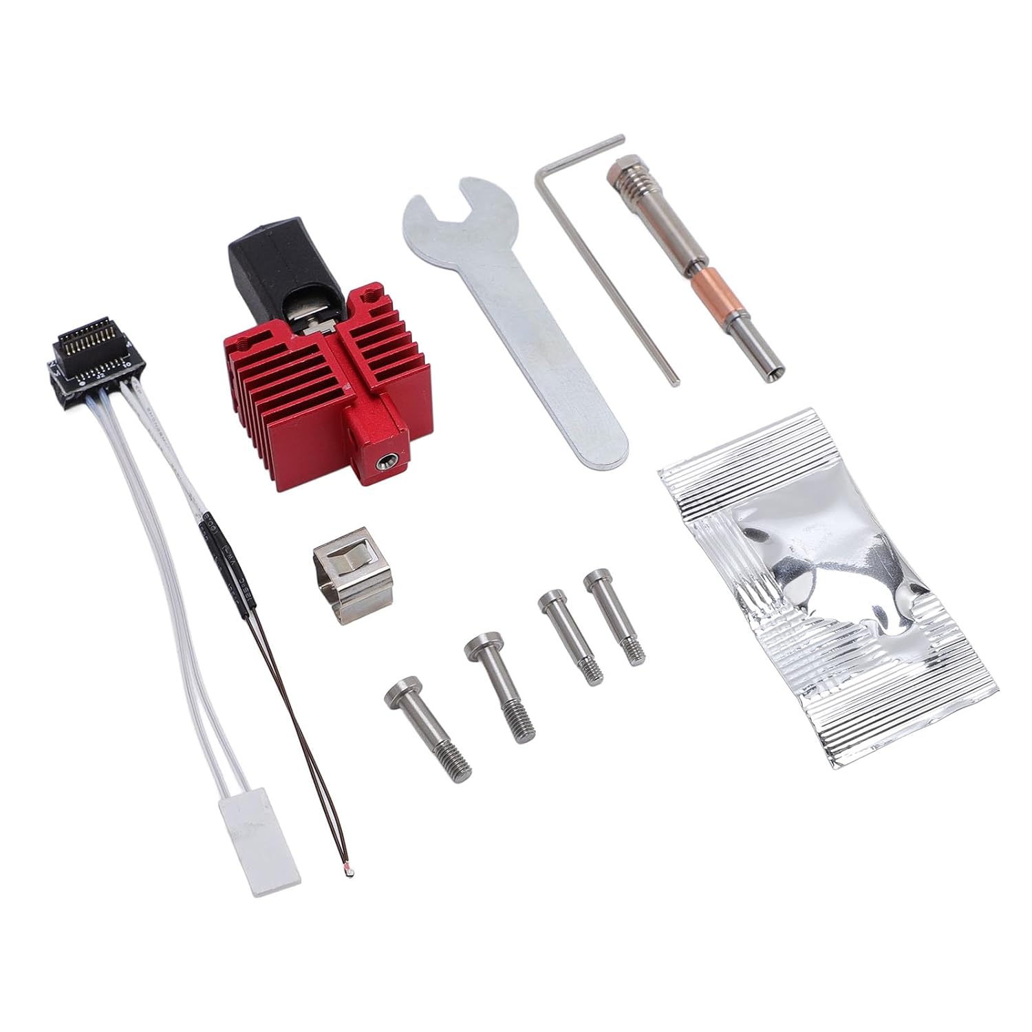 Zunate Extruder Hotend Kit for Lab P1P P1S, 0.4MM Hardened Steel Nozzle with 60W Ceramic Heater, Supports Multiple Filaments Including PLA and ABS