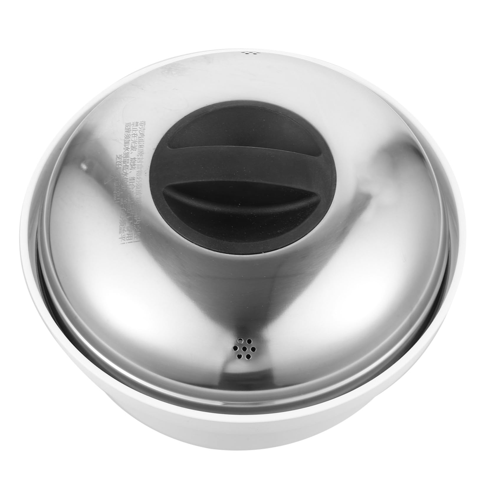 TOYANDONA Multifunktionaler Edelstahl Dampfgarer für Mikrowelle mit Kunststoffdeckel Vielseitiger Dampfkorb für Gesundes Gemüse und Reis Dämpfen zu Hause