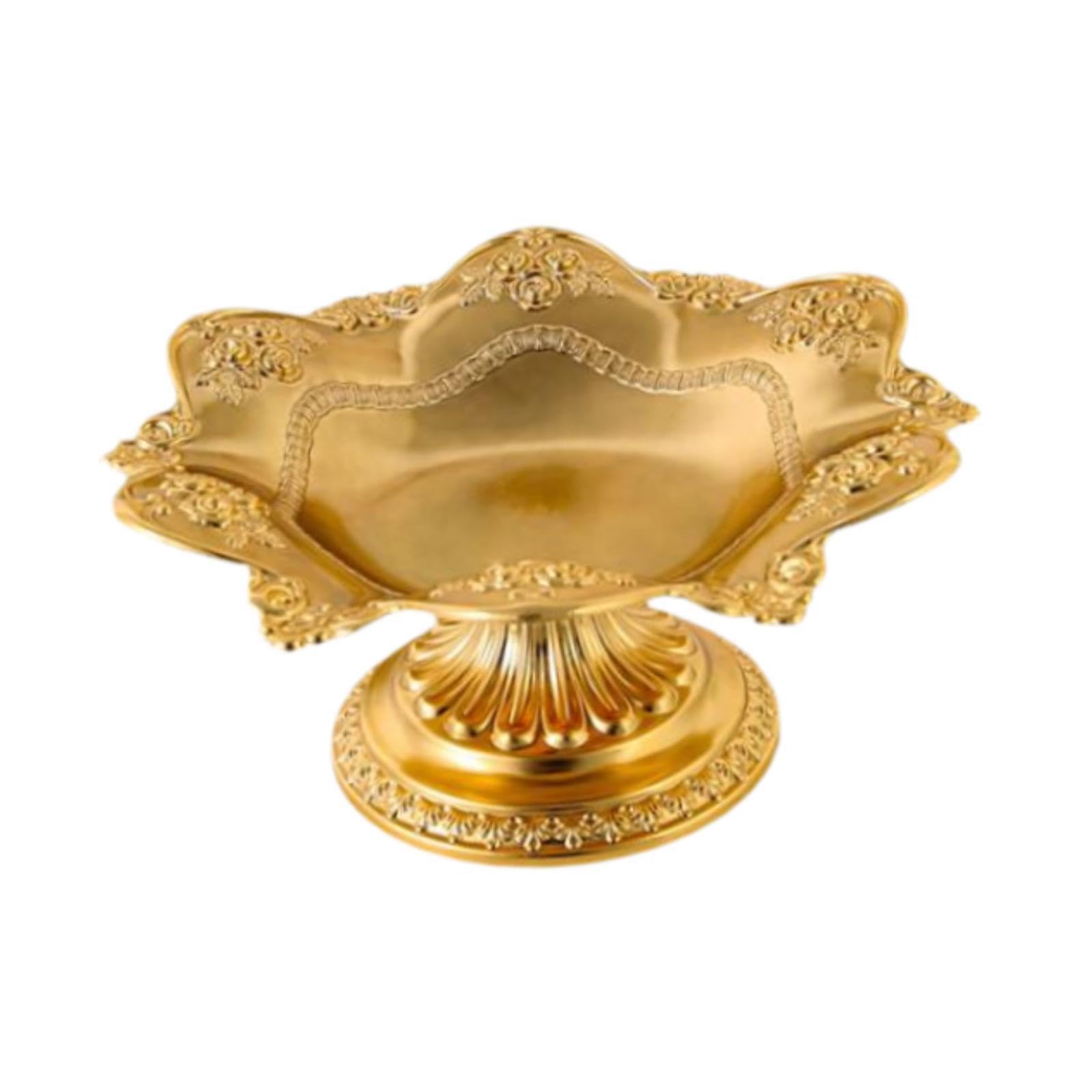 YIXANNX Convenient Serving Plates Bathroom Makeup Vanity Trays Personal Care Simple While Stylishly Organized Stainless Steel Storage Tray Dessert Cake Plate