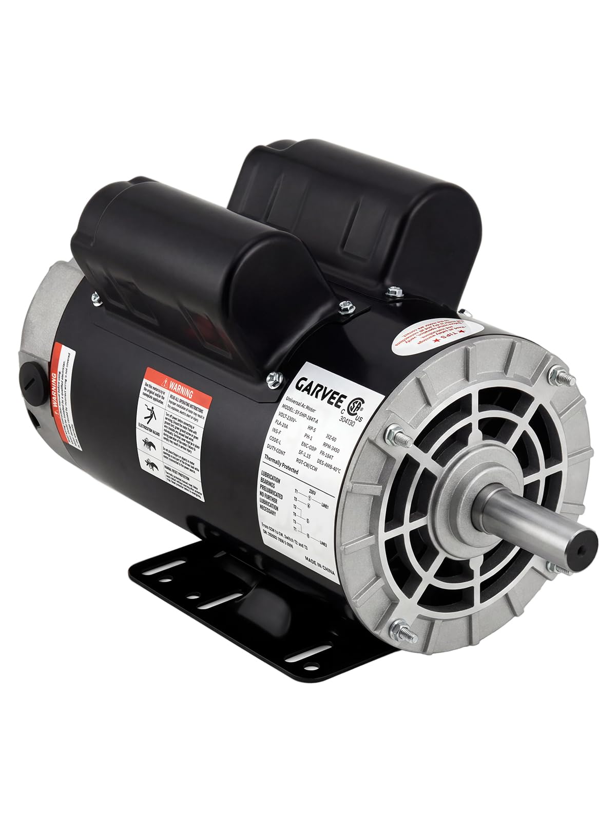 Amazon.com: 3HP SPL Air Compressor Electric Motor, 230V 56 Frame