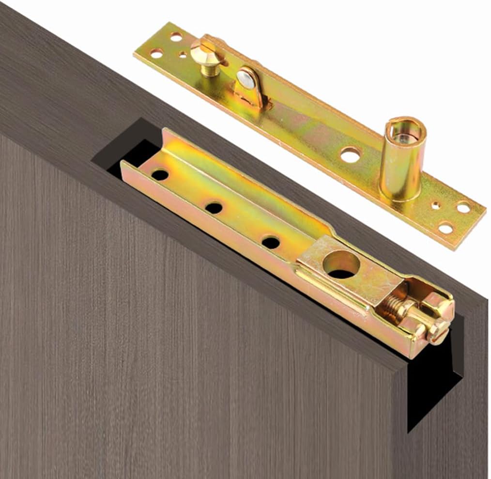 Door Pivot Hinges,Hidden Hinge Hardware for Heavy Duty Wood Doors
