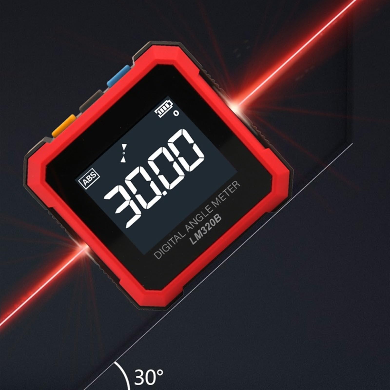LM320A LM320B elektroniczny kątomierz cyfrowy kątomierz magnetyczny pochyłomierz kątownik podświetlenie tła (kolor: LM320A)