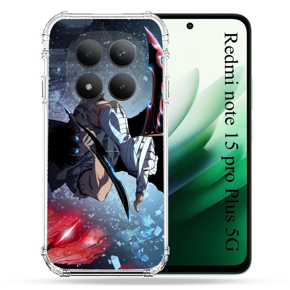 Coque Redmi Note 15 Pro Plus 5G Solo Leveling antichoc manga Sung Epee - 2