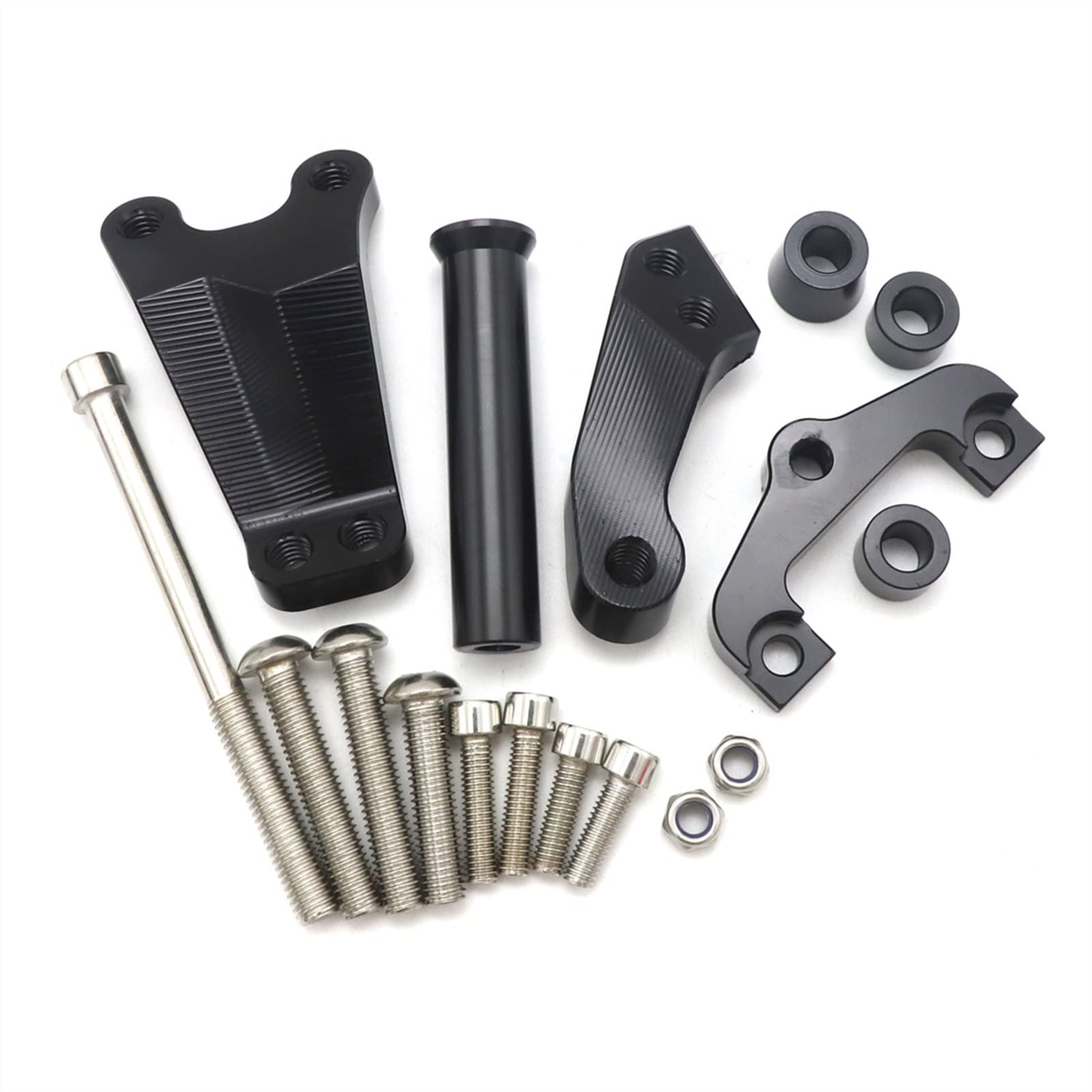 Amortiguador de dirección para Kawasaki ER6N 2013-2016 con soporte de aluminio CNC