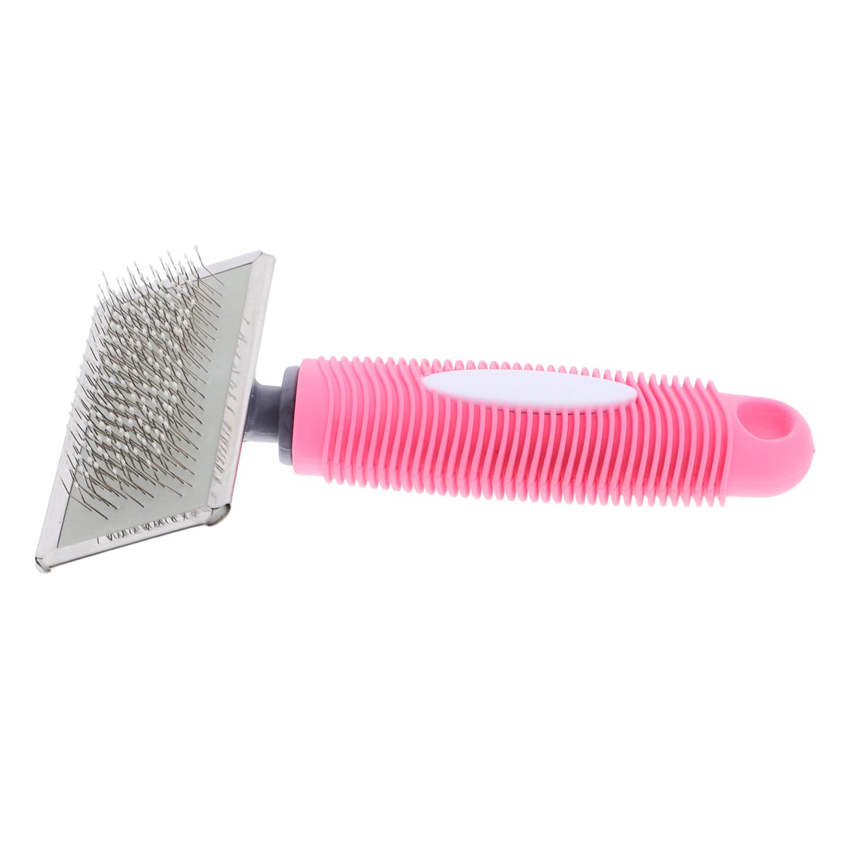 COLLBATH Grooming Tool Pet Dematting and Removal Long Haired Brush Metal Pins Brush Flexible for Cats