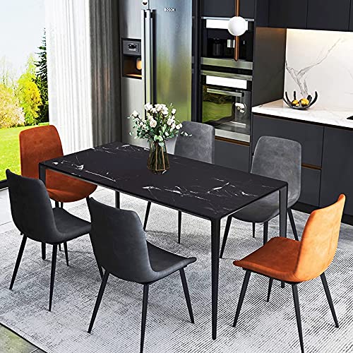 11.8"×78.7"Marble Contact Paper Matte Black Peel And Stick Kitchen Countertops Paper Black And White Marble Wallpaper Removable Self Adhesive Cabinet Covers Furniture Renovation Upgrade #TOP7