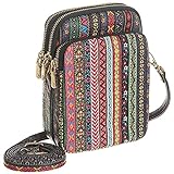 MINICAT Small Crossbody Bags RFID Blocking Card Slots Cell Phone Purse Wallet for Women (National)