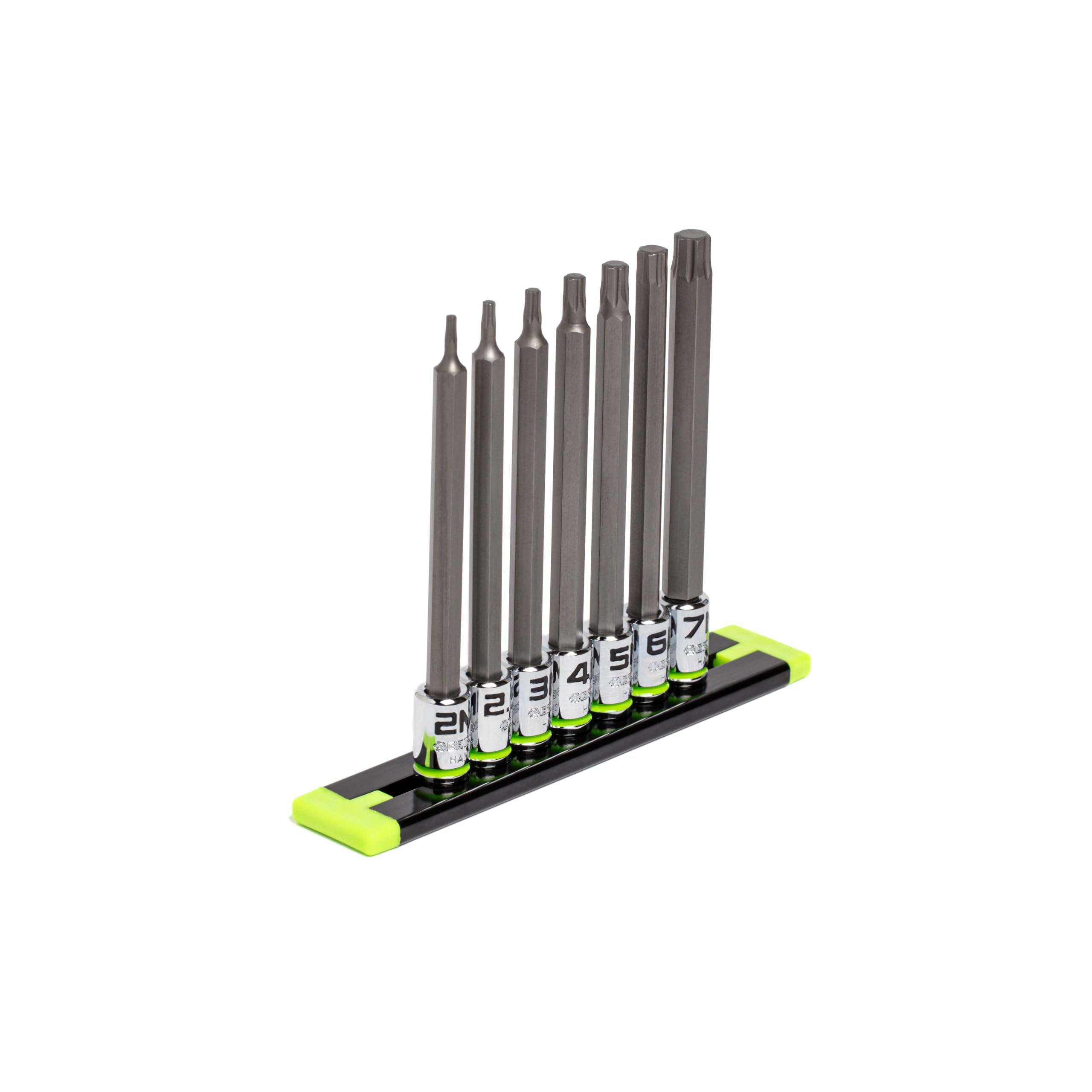 Amazon.com: GRIPEDGE HEX Bit Socket Set |7-PC - 1/4'' Drive Long