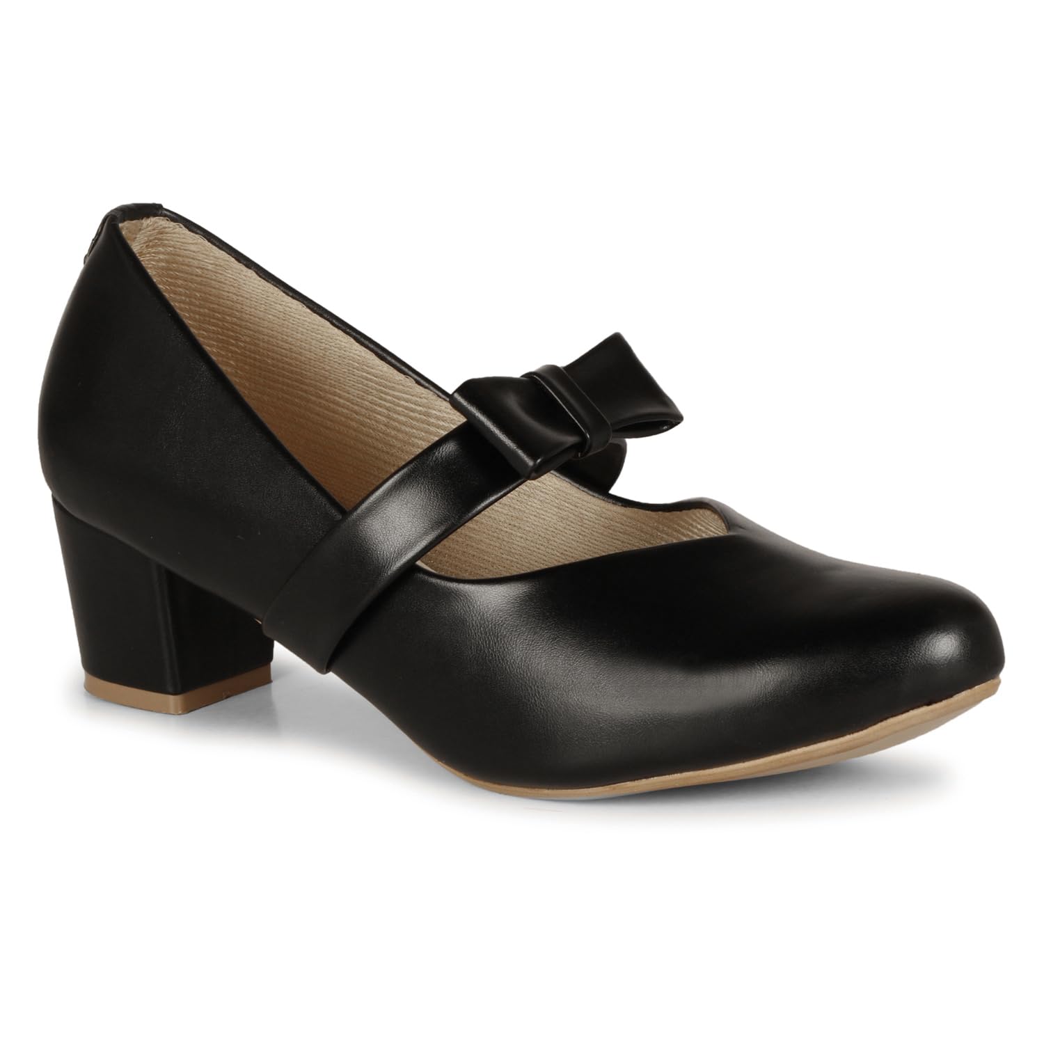 Saheb Trendy Heel Pump Ballies for Girls and Women (716 Black 5UK) (B0D31N72X8) Amazon Price History, Amazon Price Tracker