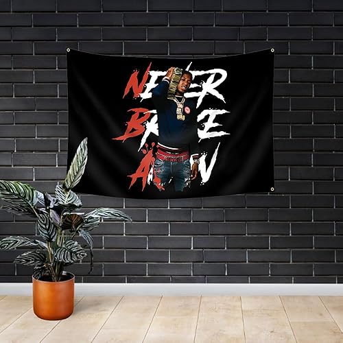 Miniatura 5 de ENMOON Tapiz Youngboy Never Broke Again para colgar en la pared, decoración del hogar, manta de pared, tapiz para el hogar, dormitorio, decoración