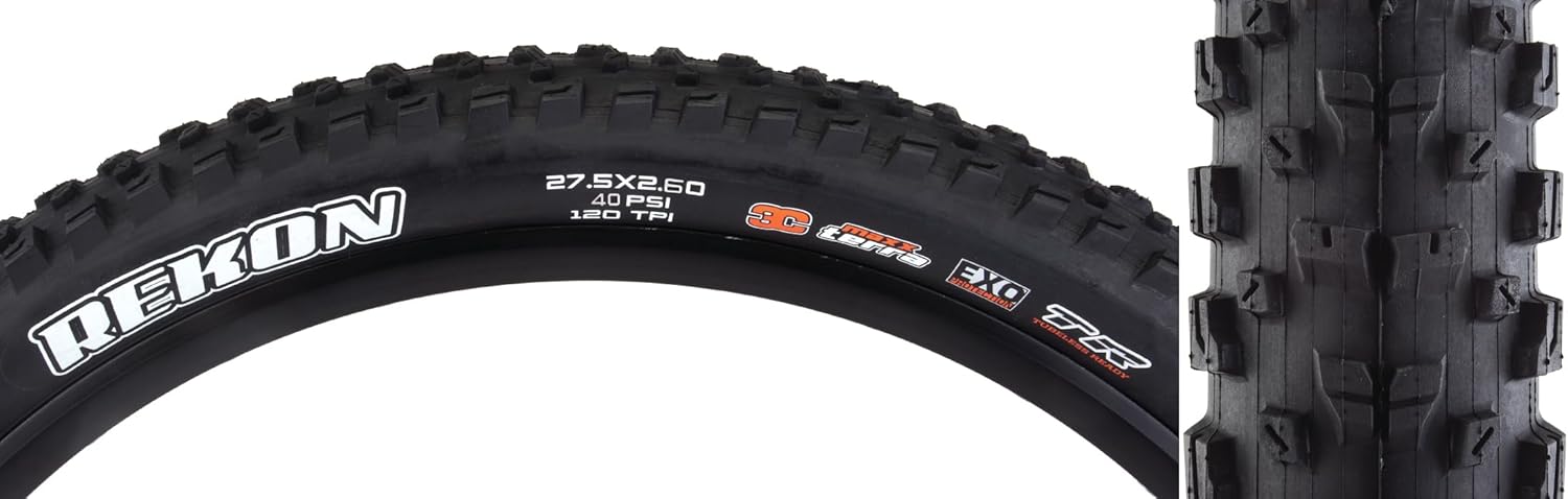 Maxxis Rekon Wide Trail 3C/Exo+/Tr 27.5In Tire 3C/Exo/Tr, 27.5X2.6