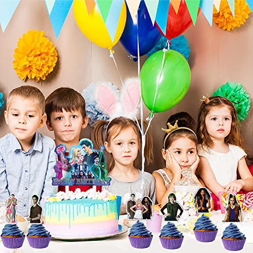 25Pcs Zombie Cake Decoration 24Pcs Cupcake Toppers 1Pcs Big Cake Topper #TOP2