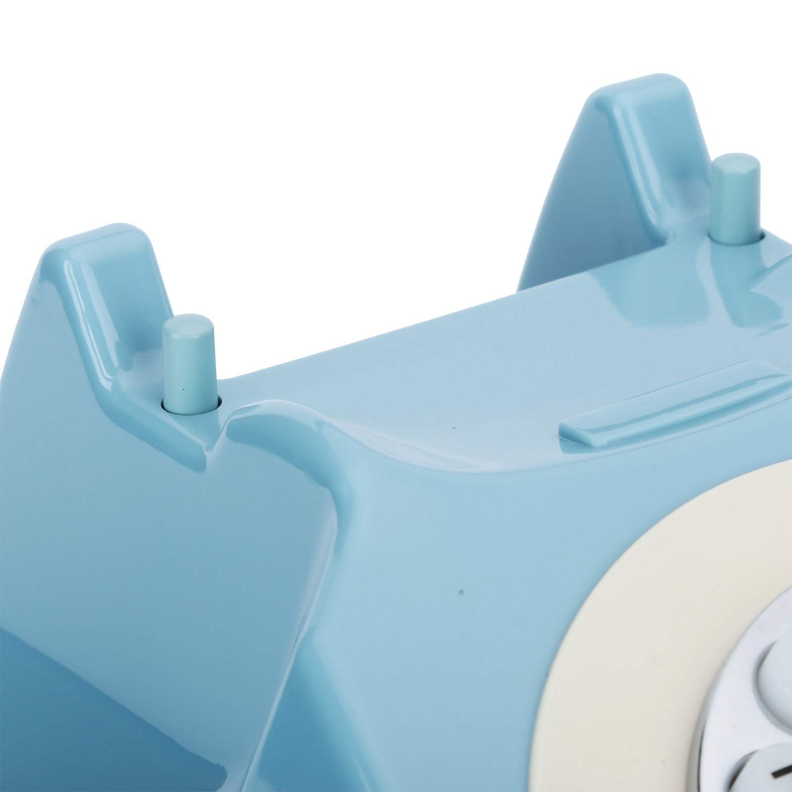 Domowy przewodowy telefon stacjonarny z pojedynczą linią, niebieski biurowy, retro, telefony stacjonarne do domu ，Telefon w stylu vintage