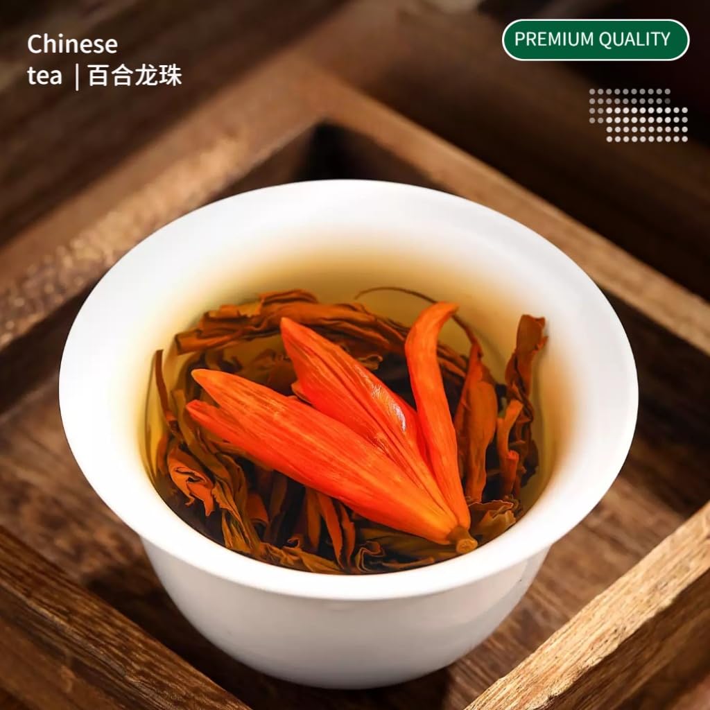 Lily Tee | Yunnan Safflower Schwarztee | Starkes Aroma | Premium Chinesischer aromatisierter Schwarztee als Geschenk