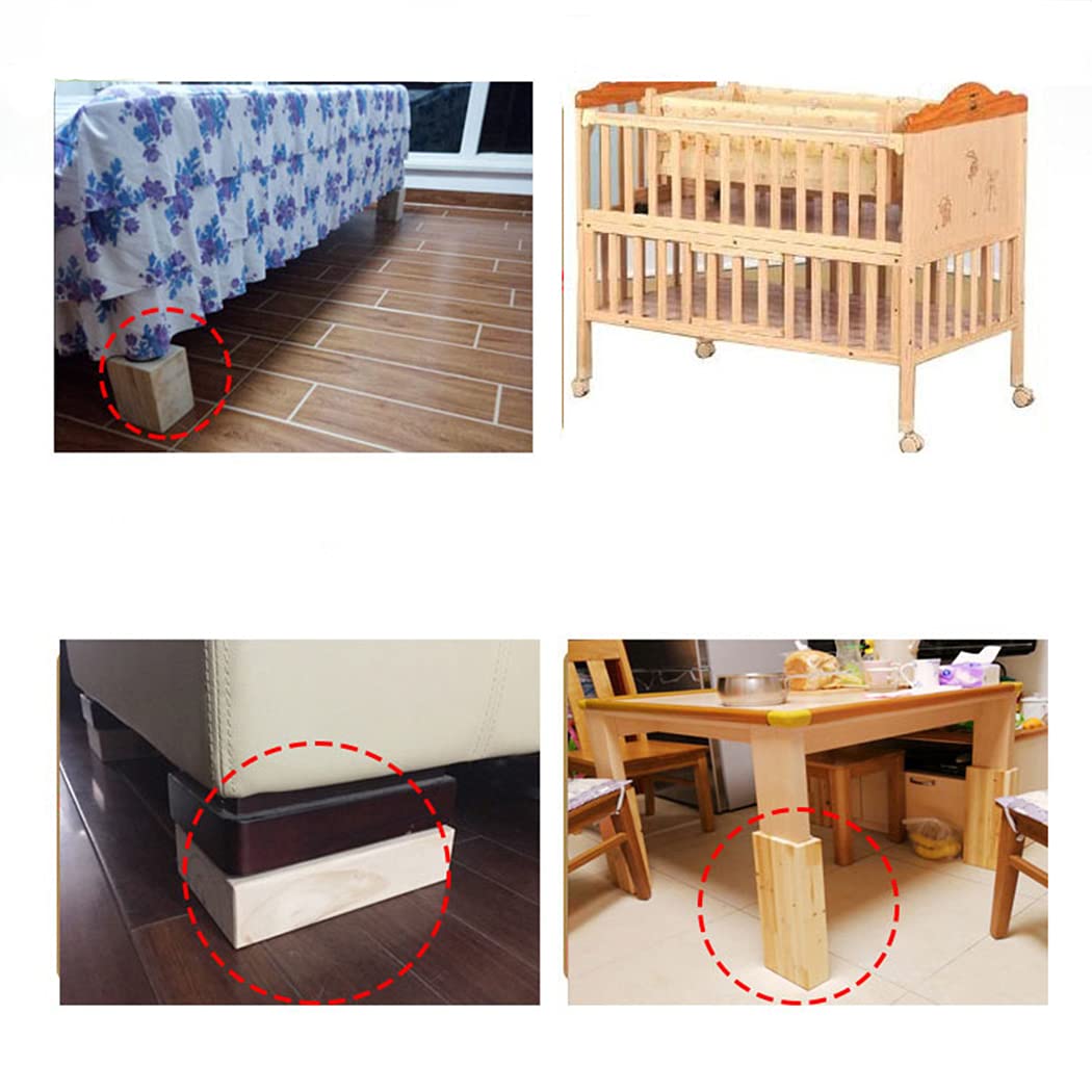 Design61 Betterhöher 4er Set - Möbelerhöhung 12,5cm Für Betten & Schränke