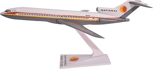 Flight Miniatures National (67-80) 727-200 Escala 1:200 - Modelo de avión de plástico a presión - Réplica coleccionable de aviones de National