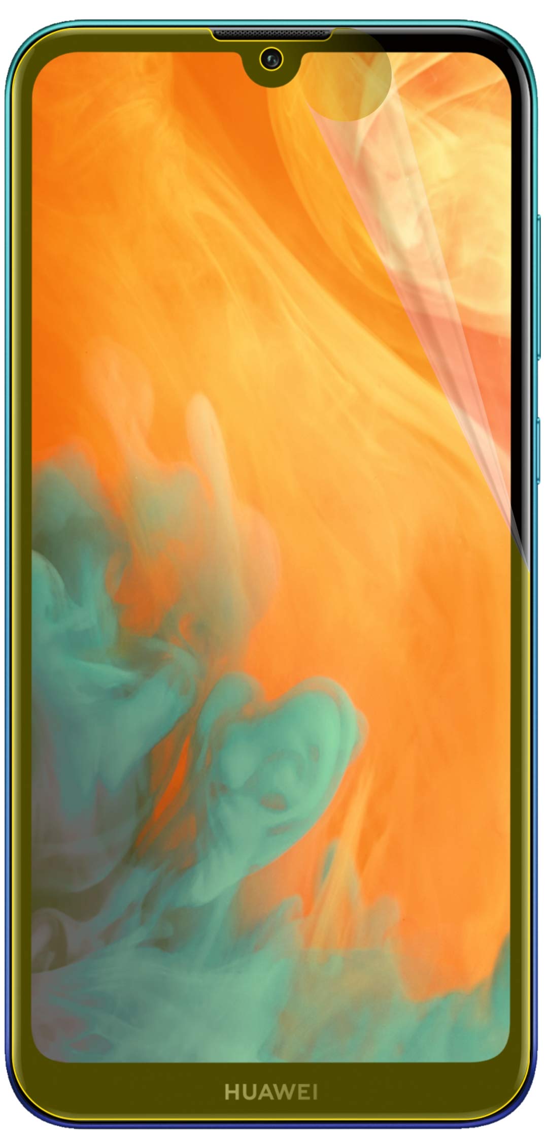 3x Pellicola per Huawei Y7 Prime (2018) protettiva, rivestimento 100% Protezione