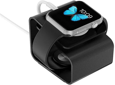 Microcase Apple Watch SE 44 mm i in Al minyum  arj Stand  - Siyah