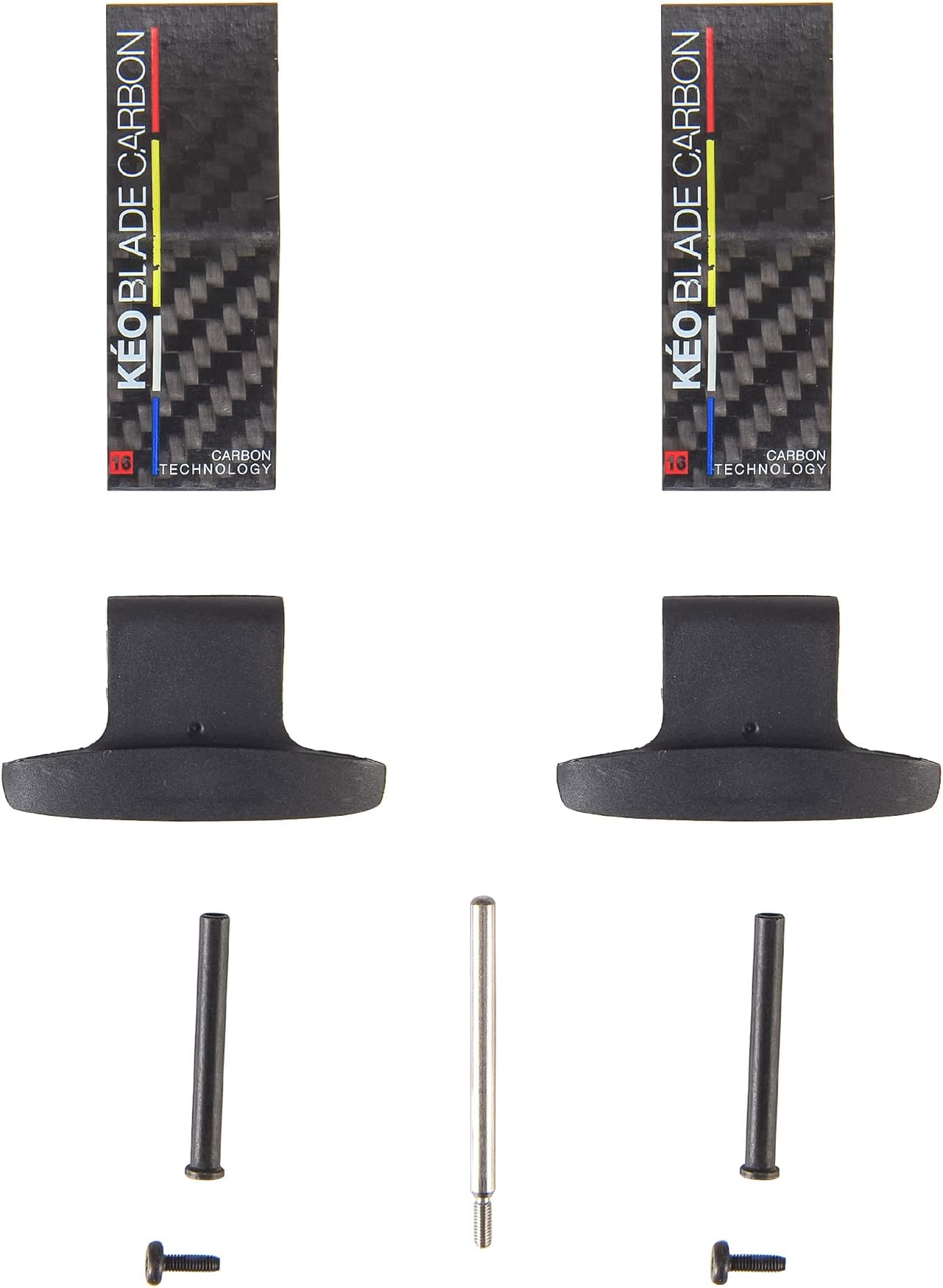 LOOK Cycle - Blade Kit, KEO Blade Carbon - Blade Kit for KEO Blade Carbon, Ceramic and Titanium Pedals - Replacement Blade and/or Tension Adjustment