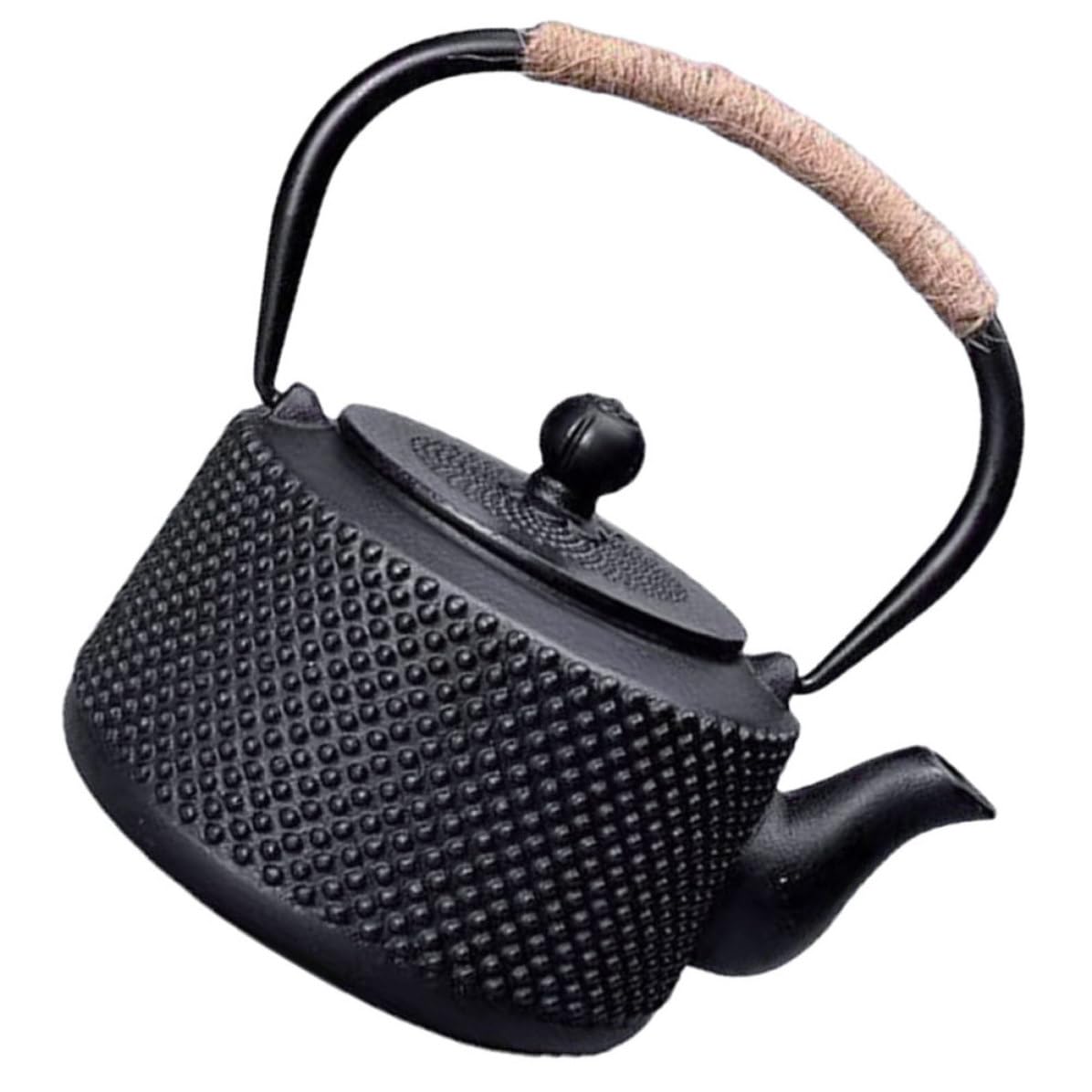 Théière fonte noire style vintage japonais de qualité supérieure