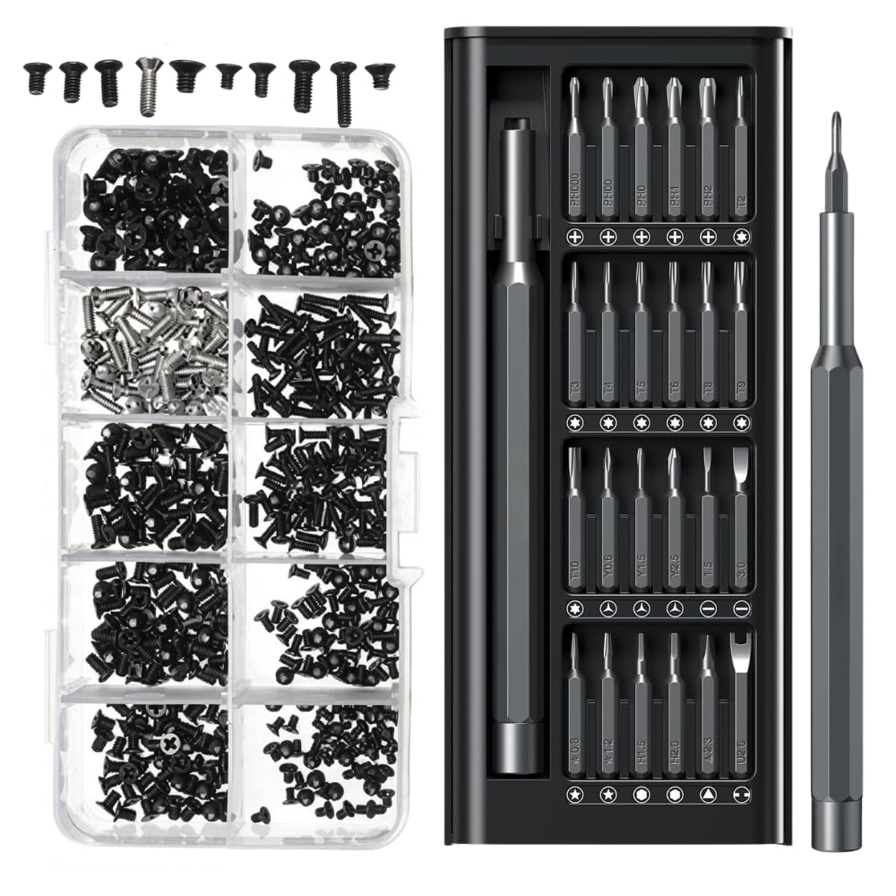 Notebook Laptop Repair Screw Kit 500 Pieces | M2 M2.5 M3 Screws Set | Notebook, PC, HDD SSD Mounting & Motherboard Replacement Screws Box Compatible with DELL LENOVO ACER ASUS TOSHIBA IBM-image-16
