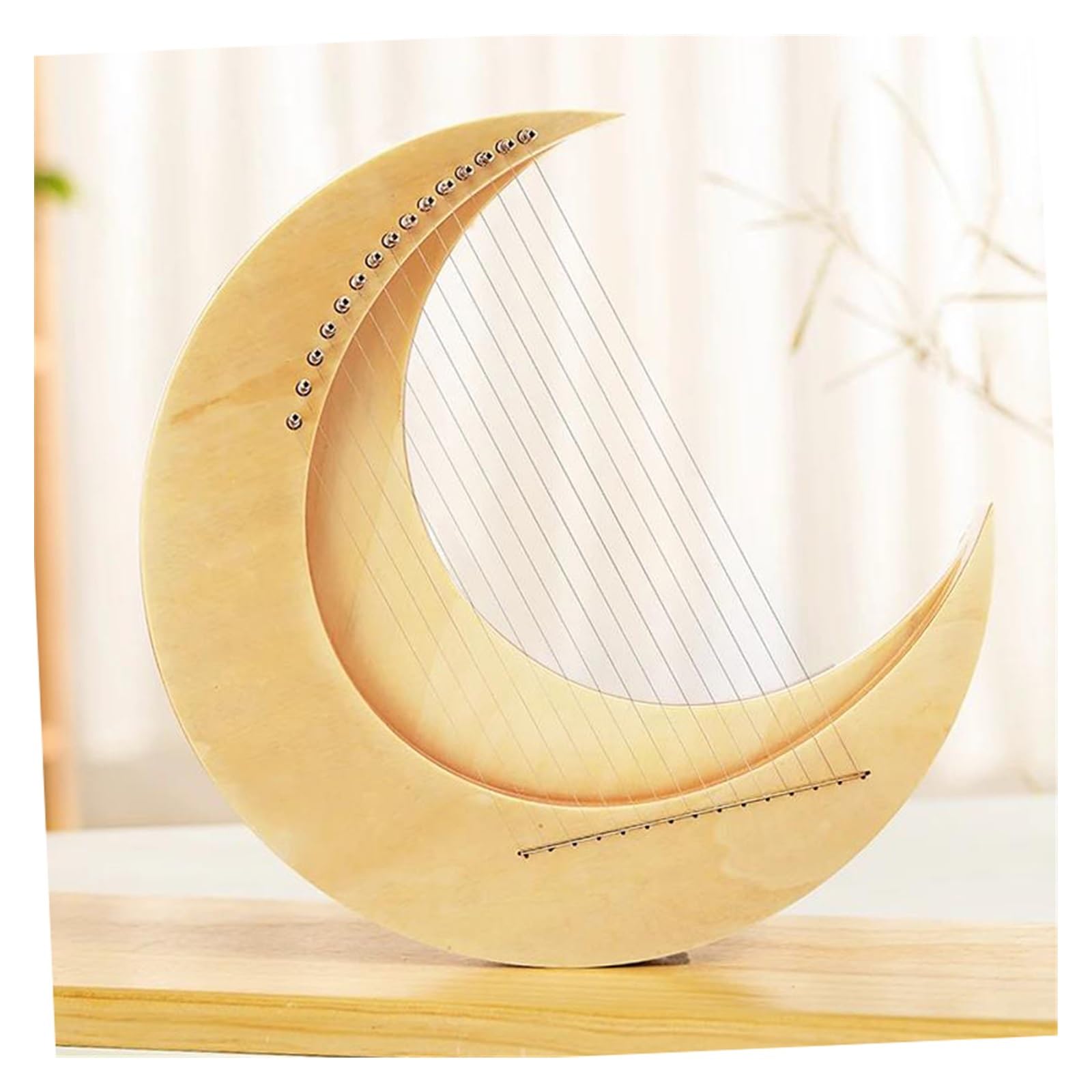 Erwachsene harfe Harfe 15 Saiten Fingerharfe Holzleier Tonart C Für Anfänger Musikinstrument