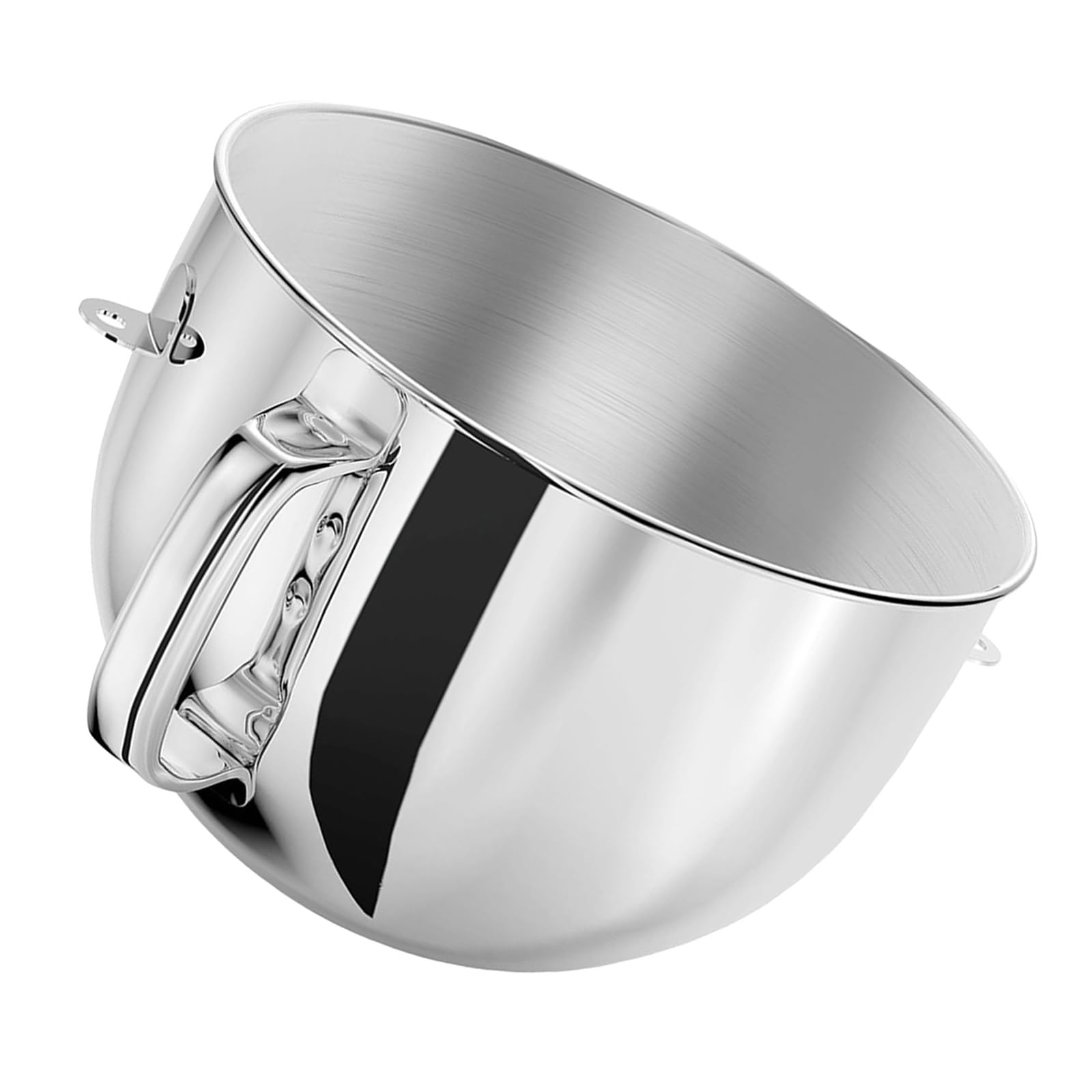 Ciotola per impastatrice in acciaio inox, lavabile in lavastoviglie, accessorio adatto per supporto da cucina in acciaio inox